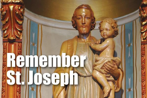 Remember St. Joseph | Marians of the Immaculate Conception